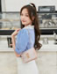 Fashion White Branch Embroidered Flap Lock Crossbody Bag