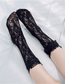 Fashion Black Velvet Lace Socks