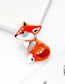 Fashion Color Acrylic Fox Brooch