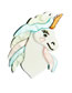 Fashion Unicorn Acrylic Cartoon Unicorn Brooch