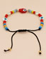 Fashion 11# Geometric Cord And Beads Bracelet