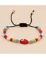 Fashion 6# Geometric Cord And Beads Bracelet