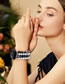 Fashion 19# Semi-precious Broken Gold Bead Beaded Watch Strap