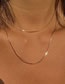 Fashion Silver 40 Metal Snake Chain Necklace