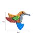 Fashion The Bird Cartoon Colorful Three-dimensional Bird Brooch  Acrylic