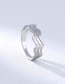Fashion Ripple Titanium Steel Dripping Oil Wave Pattern Luminous Ring