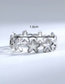 Fashion Pentagram Stainless Steel Drop Oil Luminous Five-pointed Star Ring
