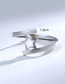 Fashion Pentagram Titanium Steel Five-pointed Star Drop Oil Luminous Ring