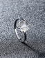 Fashion Butterfly Titanium Steel Butterfly Oil Drip Luminous Ring