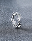 Fashion Love Stainless Steel Dripping Oil Heart Ring