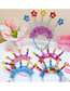 Fashion 5# Glitter Happy Style Resin Sequin Letters Three-dimensional Five-pointed Star Letter Headband