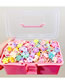 Fashion 6# Small Flower Set Of 20 Pieces Resin Flower Hair Tie Set