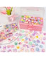 Fashion 6# Small Flower Set Of 20 Pieces Resin Flower Hair Tie Set