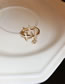 Fashion Ring - Black Brass Diamond Drop Oil Star Open Ring