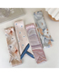 Fashion A Beige Starry Sky Fabric Printed Hair Tie Scarf