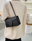 Fashion Black Pu Snake Pattern Flip Mesengers Bag