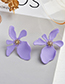 Fashion Yellow Alloy Fog Blossoming Earrings