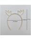 Fashion Antlers Pearl Woven Antlers Head Hoop
