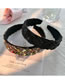 Fashion Color Color Rice Beads Wide Edge Hair Hoop