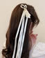 Fashion Clamp - Blue (1 Pair) Bow Ribbon Tassel Hair Clip
