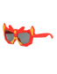 Fashion Gray Frame With Red Frame Pc Cartoon Toy Sunglasses