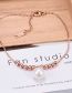 Fashion Anklet Titanium Bead Beaded Pearl Anklet