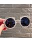 Fashion Green Frame Gray Film Pc Cartoon Bears Folding Children's Sunglasses
