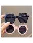 Fashion Coffee Frame Gray Tablets Pc Cartoon Bears Folding Children's Sunglasses