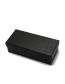Fashion Founded Buckle Box (black) The Leather Square Presses The Glasses Bag