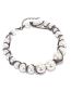 Fashion Mix Alloy Inlaid Diamond Claws Wrapped In Pearl Necklace