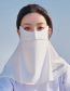 Fashion Grey Nylon Oversized Eye Protection Sunscreen Mask