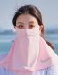 Fashion Pink Nylon Oversized Eye Protection Sunscreen Mask