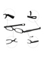 Fashion Red Frame 67 PC small frame reading glasses