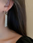 Fashion Gold Metal Geometric Tassel Hoop Earrings