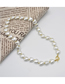 Fashion Gold Heart Pearl Beaded Necklace