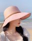Fashion White Cotton -polying Stitching Large Eaves Sunscreen Hat