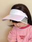 Fashion Adult Black And Gray Gradient Cotton Gradient Parent -child Pumping Empty -top Solar Cap