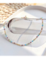 Fashion Color Color Crystal Beading Necklace