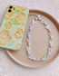 Fashion Transparent Three -dimensional Fantasy Butterfly Crystal Beading Mobile Phone Chain