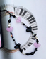 Fashion 1# Resin Geometric Beads Love Mobile Phone Chain
