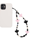 Fashion 1# Resin Geometric Beads Love Mobile Phone Chain