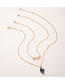 Fashion Gold Multi -layer Necklace Of Alloy Gradient Small Fish