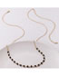 Fashion Gold Metal Beading Single -layer Waist Chain