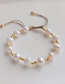 Fashion Set Geometric Soft Ceramics Pearl Pearl Chain Bracelet Set