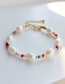 Fashion 2# Geometric Color Rice Bead Pearl Beading Necklace