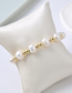 Fashion Set Geometric Soft Tao Golden Pearl Pearl Steward Pearl Golden Pearl Pig Nose Chain Love Bracelet Set