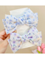 Fashion 1#purple Floral [no Paper Card] Net Yarn Floral Bow Hair Clip