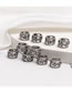 Fashion As Shown In Figure A Set -10pcs Metal Hollow Flowers Edited Buckle