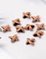 Fashion As Shown In Figure A Set Of 10pcs Resin Large Pore Bead Geometric Hair Buckle Set