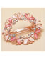 Fashion Pink Alloy Inlaid Diamond Butterfly Hairpin